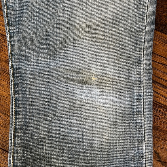 Abercrombie & Fitch Vintage Capri Low Rise Jeans Cuffed Blue Size 6 - Picture 10 of 11